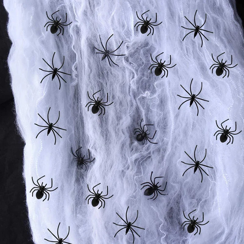 Spider Web Decoration Glow-In-The-Dark & Weather-Resistant