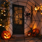 Spider Web Decoration Stretchable Cotton Adjustable Density