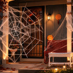 Spider Web Decoration Stretchable Cotton Adjustable Density