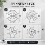 Spider Web Decoration Stretchable Cotton Adjustable Density