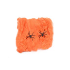 Spider Web Decoration Stretchable Synthetic Fiber With Artificial Spider