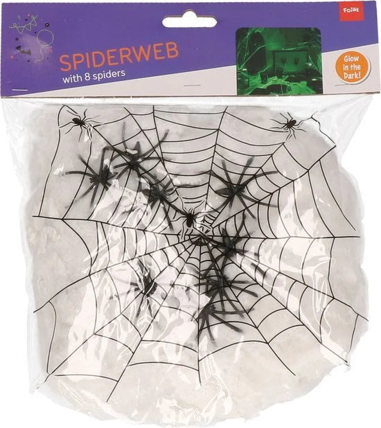 Spider Web Glow-In-The-Dark Stretchable Net