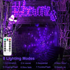 Spider Web Lights 80 LEDs Bendable Copper Remote-Controlled