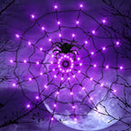 Spider Web Lights 80 LEDs Bendable Copper Remote-Controlled