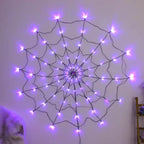 Spider Web Lights 80 LEDs Bendable Copper Remote-Controlled
