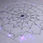 Spider Web Lights 80 LEDs Bendable Copper Remote-Controlled