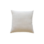 Square Accent Pillow Grid Texture Polyester-Cotton Removable Cover