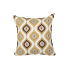 Square Cushion Jacquard Starfish Hidden Zipper & Removable Insert