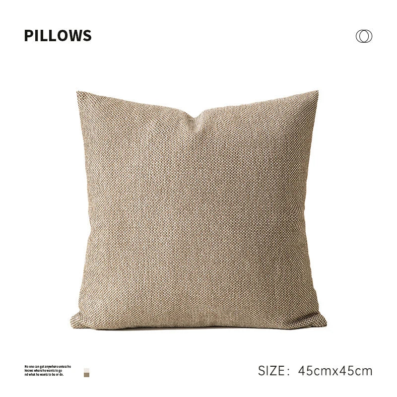 Square Decorative Cushion Bouclé Polyester-Filled