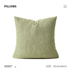 Square Decorative Cushion Bouclé Polyester-Filled