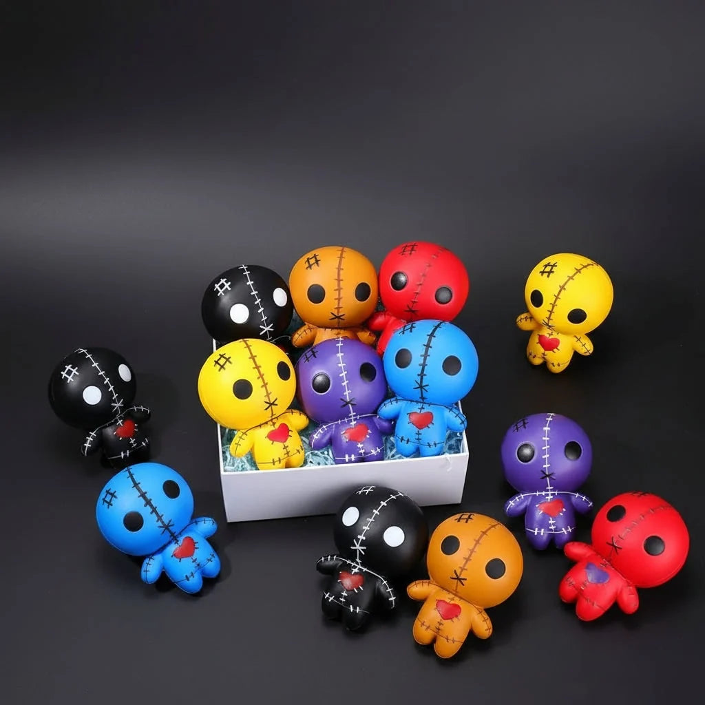 Stress Ball Voodoo Doll Slow-Rising Foam & Soft Matte