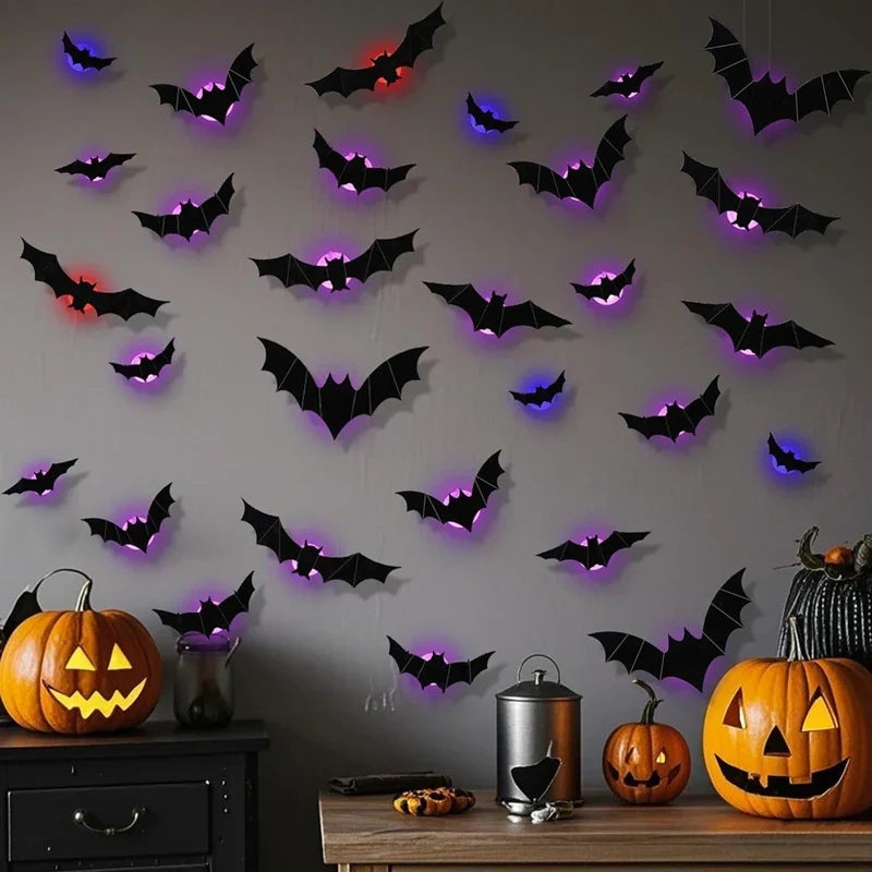 String Lights LED Bat & Spider