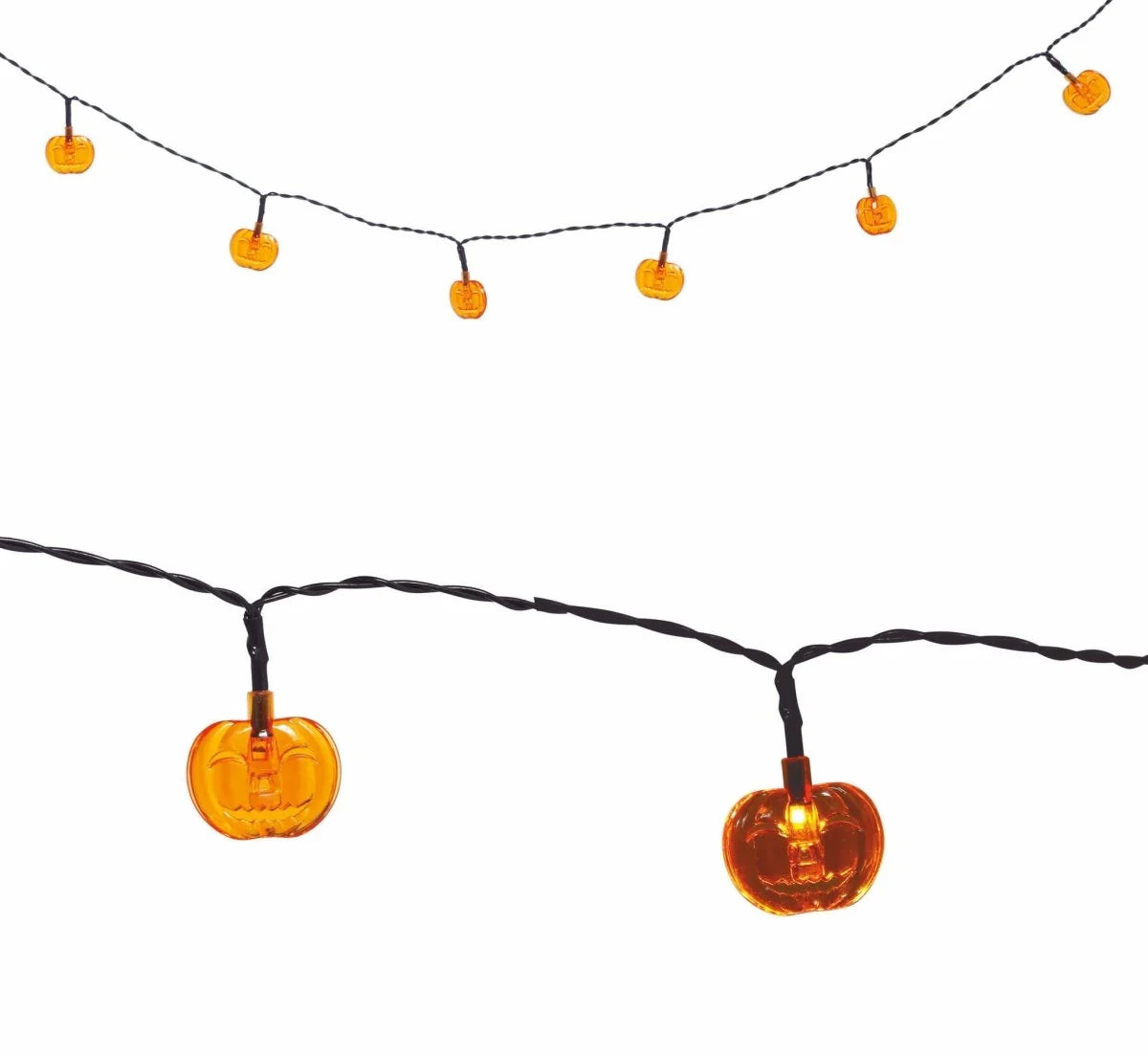 String Lights LED Pumpkin Battery-Operated
