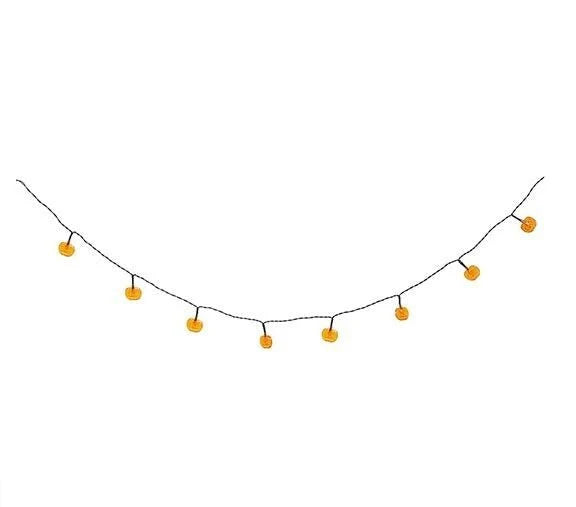 String Lights LED Pumpkin Battery-Operated