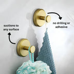 Suction Hook Tool-Free Reusable Holds 15 Lbs