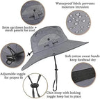 Sun Hat Dual Fans Solar & USB Rechargeable