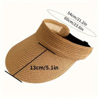 Sun Visor Hat Extra Wide Brim Foldable & Breathable