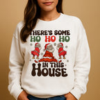 Sweatshirt Relaxed Fit Knit Festive Pattern