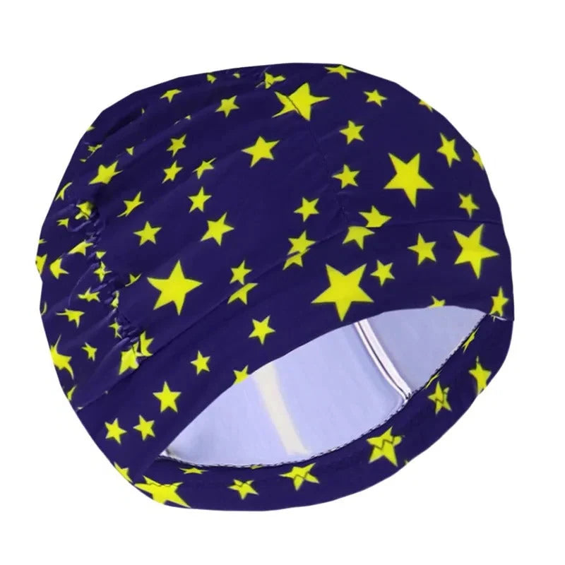 Swim Cap Turban Style Stretch Quick-Dry