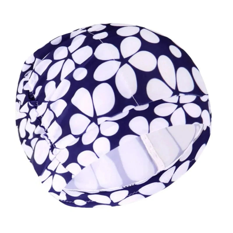 Swim Cap Turban Style Stretch Quick-Dry