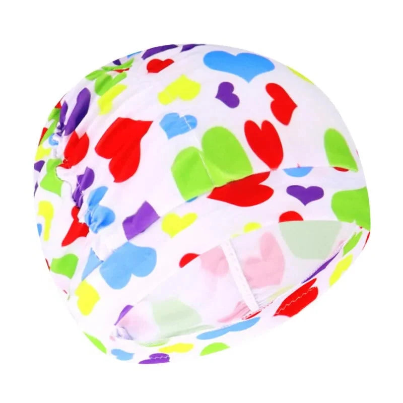 Swim Cap Turban Style Stretch Quick-Dry