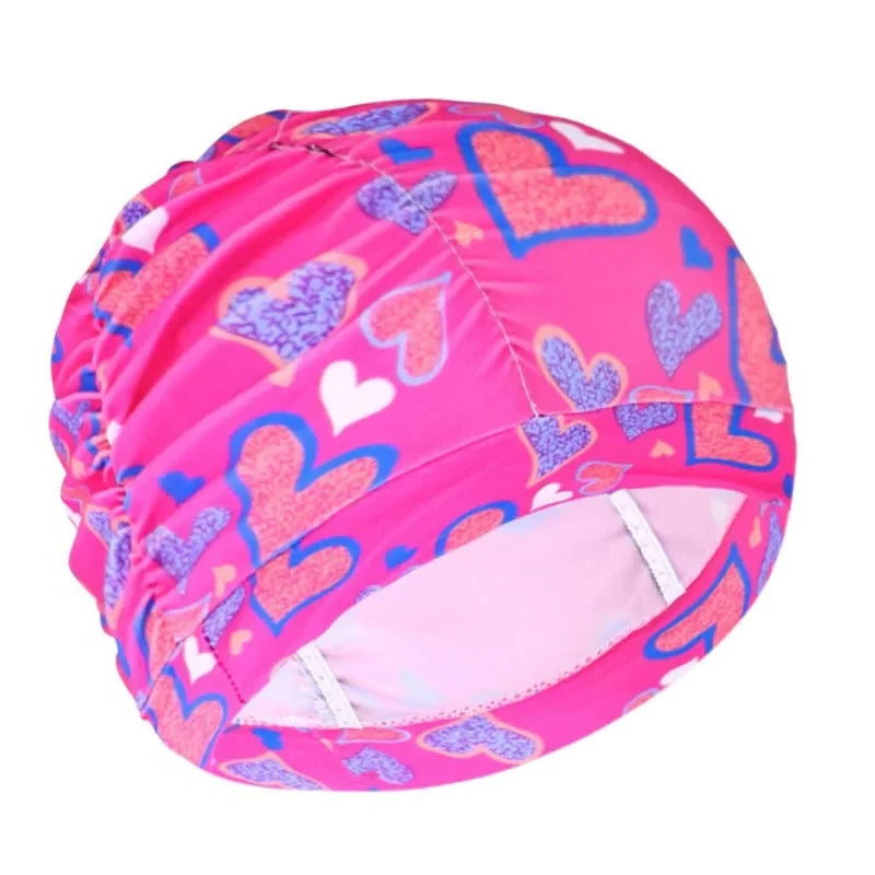 Swim Cap Turban Style Stretch Quick-Dry