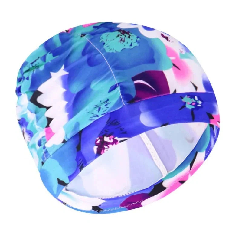 Swim Cap Turban Style Stretch Quick-Dry