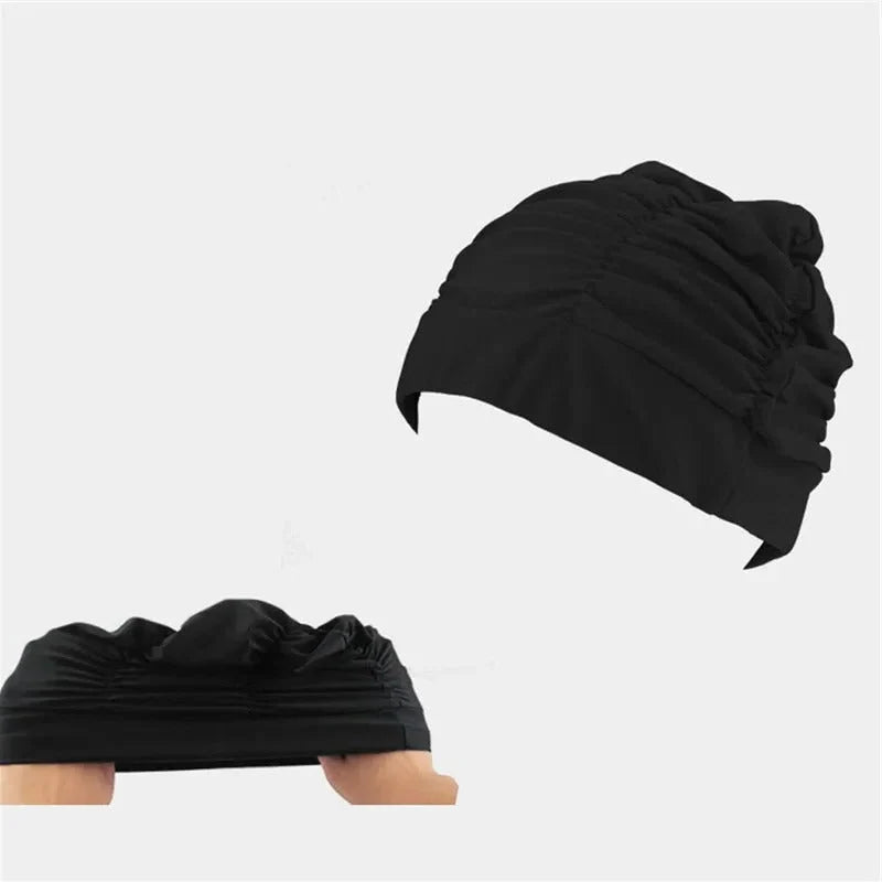 Swim Cap Turban Style Stretch Quick-Dry