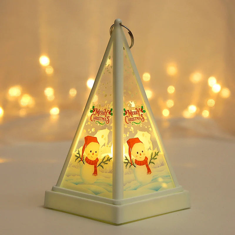 Table Lamp Festive Snowman Warm LED