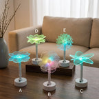 Table Lamp Flower-Shaped Color-Changing USB-Powered & Energy-Efficient