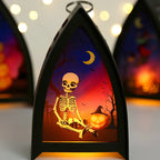 Table Lamp Halloween LED Skull & Pumpkin