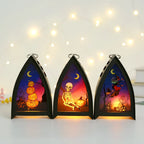 Table Lamp Halloween LED Skull & Pumpkin