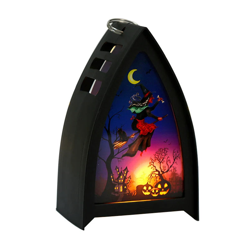 Table Lamp Halloween LED Skull & Pumpkin