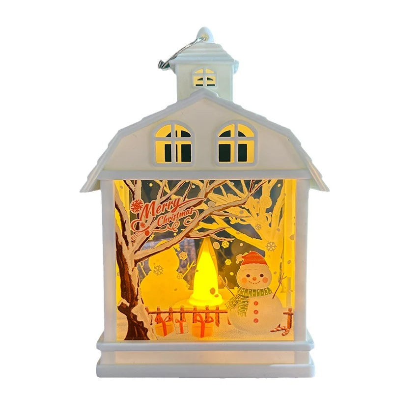 Table Lamp Moving Figures Warm White LED