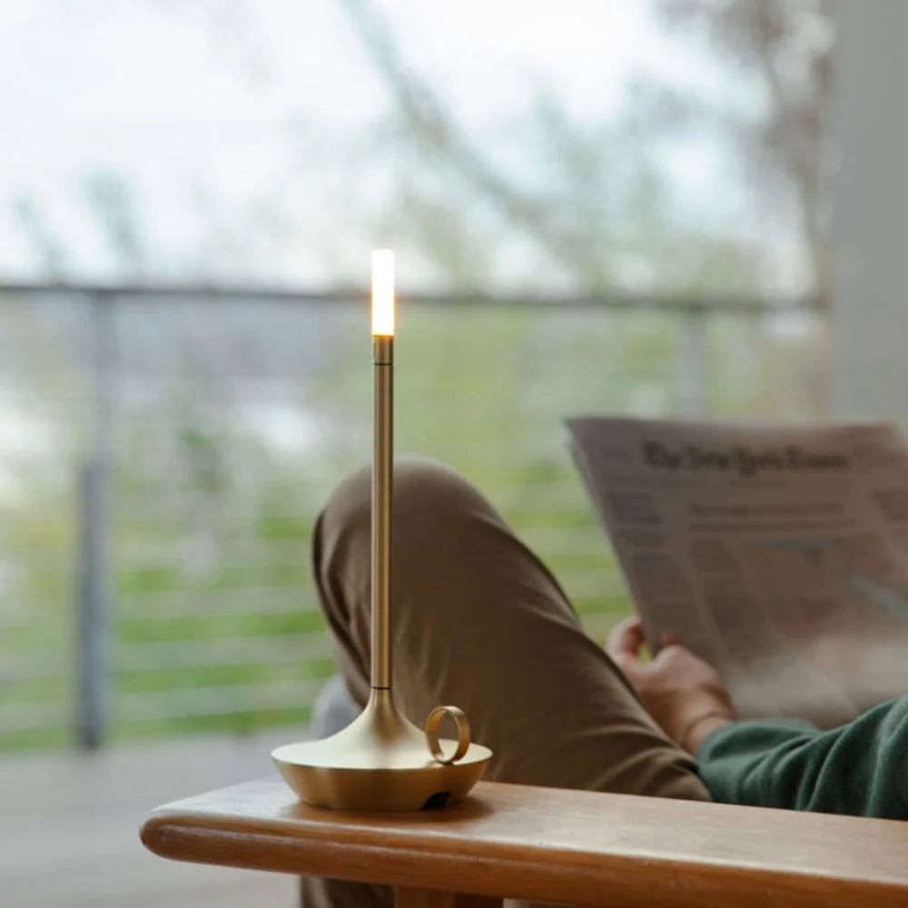 Table Lamp Rechargeable & Cordless Warm Candlelight Glow