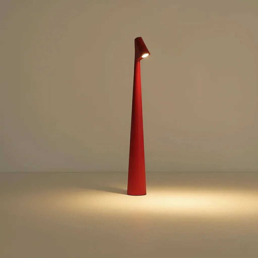 Table Lamp Rechargeable LED Metal & Glass