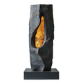 Table Lamp Stone Design Warm Ambient Glow