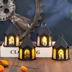 Table Lamp Witch House Design Soft LED Night Light