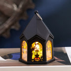 Table Lamp Witch House Design Soft LED Night Light
