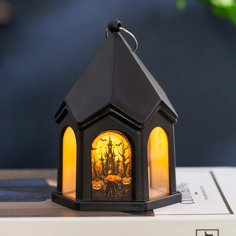 Table Lamp Witch House Design Soft LED Night Light