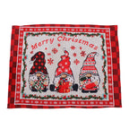 Tablecloth Christmas Santa Pattern Durable & Machine Washable