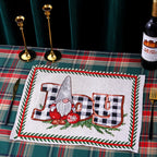 Tablecloth Christmas Santa Pattern Durable & Machine Washable
