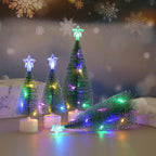 Tabletop Christmas Tree Flocked Pine Compact & Eco-Friendly