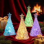 Tabletop Christmas Tree Integrated LED Sparkling Star Battery Powered