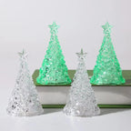 Tabletop Christmas Tree Integrated LED Sparkling Star Battery Powered