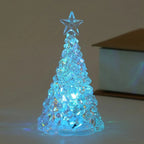 Tabletop Christmas Tree Integrated LED Sparkling Star Battery Powered