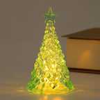 Tabletop Christmas Tree Integrated LED Sparkling Star Battery Powered