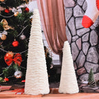 Tabletop Christmas Tree Textured Soft Fabric Lightweight