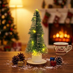 Tabletop Christmas Tree Warm LED Lights Space-Saving