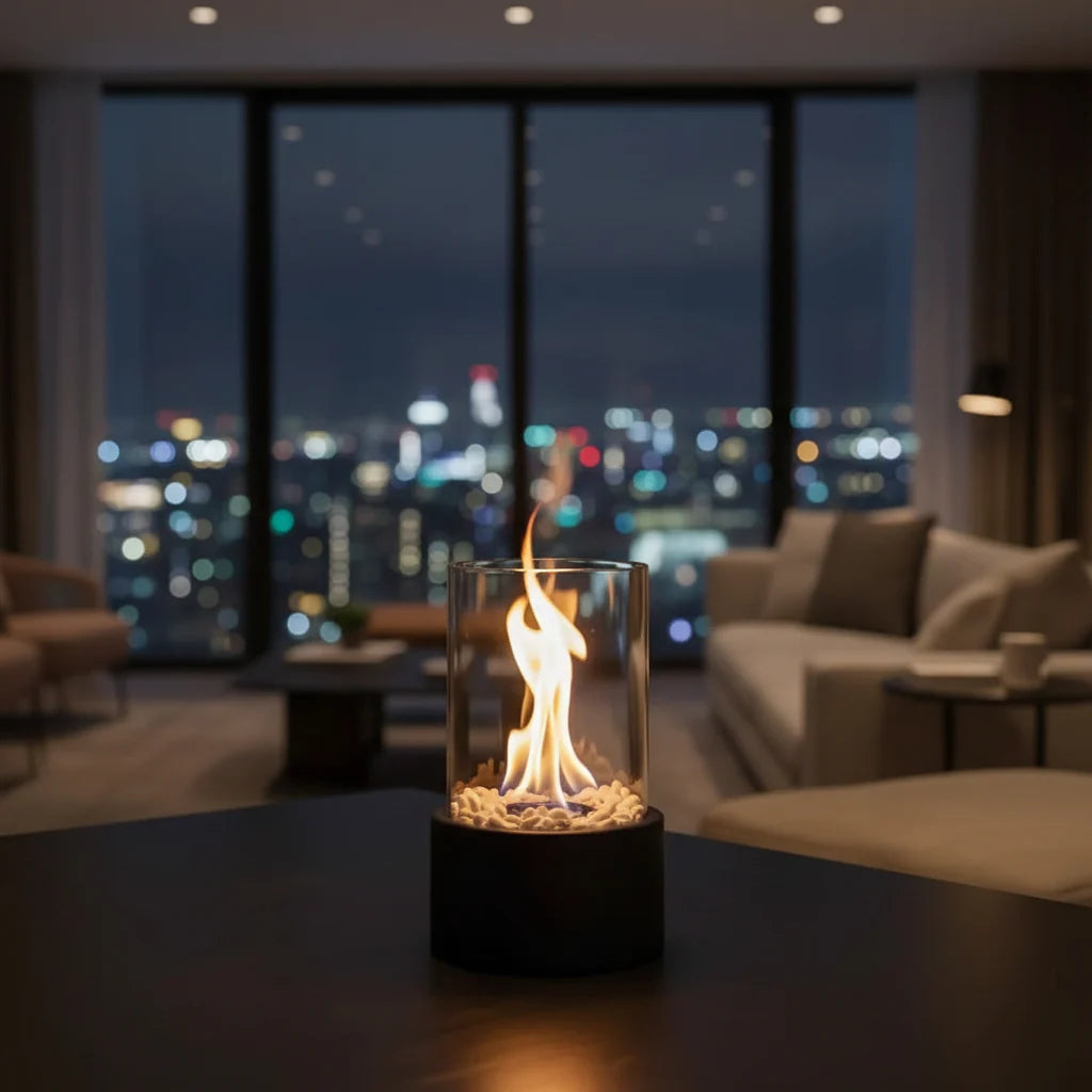 Tabletop Fireplace Smokeless Bioethanol Portable Indoor & Outdoor Use